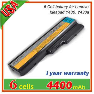 Cell Battery for Lenovo IdeaPad Y430 V450A V450 V430A Y430A L08O6D01 