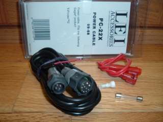 This sale is for a New LEI PC 22X Power Cable Part# 99 68. Fits the 