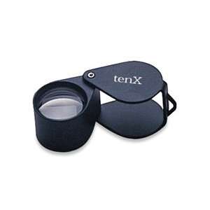  Loupe, 10x Triplet, Black, 18 Millimeter Arts, Crafts 