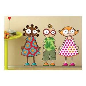  Ludo Nina, Leo and Louison Wall Decal