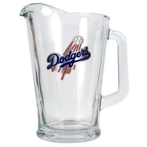  Los Angeles Dodgers 60oz Glass Pitcher   Primary Logo 