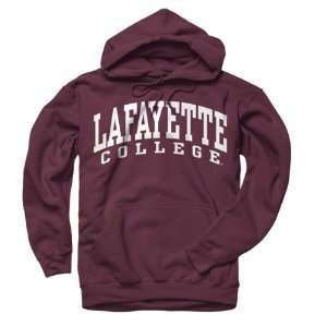  Lafayette Leopards Maroon Arch Hooded Sweatshirt Sports 