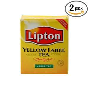 Lipton Yellow Label Loose Tea, 64 Ounce Boxes (Pack of 2)  