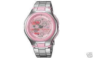 Casio Poptone Pink Analog Watch Lady LCF10D LCF 10D 4A  