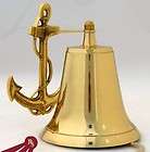SHIP BELL   Brass w/ Anchor Bracket   NAUTICAL BELLS