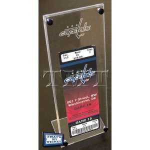  Washington Capitals Engraved Ticket Stand Sports 