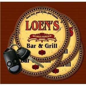  LOENS Family Name Bar & Grill Coasters