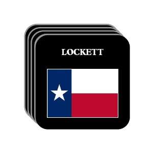  US State Flag   LOCKETT, Texas (TX) Set of 4 Mini Mousepad 