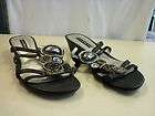Bandolino New Womens Fanola Black Wedge Sandals 6 M Shoes