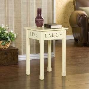  Inspirations Yellow Cottage Accent Table   Southern 