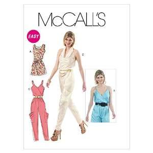  McCalls Patterns M6362 Misses Jumpsuits In 2 Lengths and 