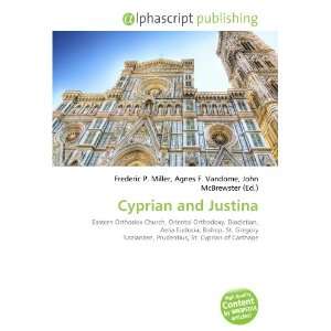  Cyprian and Justina (9786132718020) Books