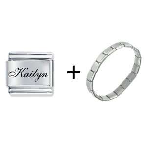  Edwardian Script Font Name Kailyn Italian Charm Pugster Jewelry