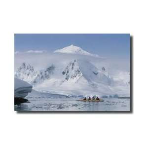  Kayaking Port Lockroy Antarctica Giclee Print