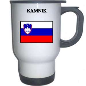  Slovenia   KAMNIK White Stainless Steel Mug Everything 