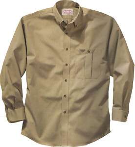 Filson Safari Cloth Shirt Button Down Collar Tan XL  