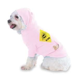 DENTIST CROSSING Hooded (Hoody) T Shirt with pocket for your Dog or 