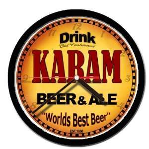  KARAM beer and ale cerveza wall clock 