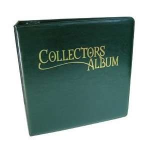   Binder Green Leatherette Trading Card Collectors Album Toys & Games