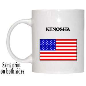  US Flag   Kenosha, Wisconsin (WI) Mug 