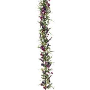 60 Lavender/Wildflower Garland W/Re Shippable Inner Box Purple Orchid 