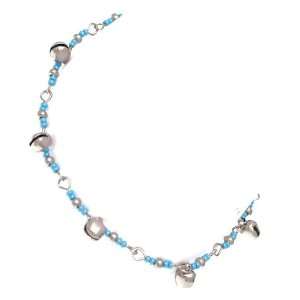  Lavanya Silver Turquoise Ankle Chain Jewelry