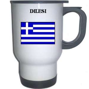  Greece   DILESI White Stainless Steel Mug Everything 