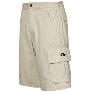  Georgia Tech Yellow Jackets Khaki Cargo Shorts