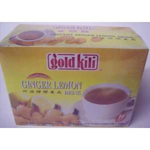 Gold Kili instant Ginger Lemon drink 10 Grocery & Gourmet Food