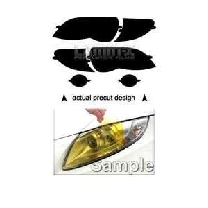   02 05) Headlight Vinyl Film Covers by LAMIN X ( Yellow ) Automotive