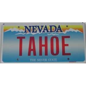  Lake Tahoe, Nevada License Plate Automotive