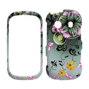  Premium   Samsung M350/ Seek  Flower Design with Butterfly 