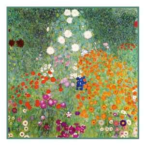  Art Nouveau Artist Gustav Klimts The Flower Garden 