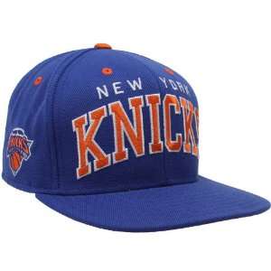  adidas New York Knicks Royal Blue Arch Snapback Adjustable 