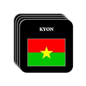  Burkina Faso   KYON Set of 4 Mini Mousepad Coasters 