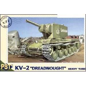  PST MODELS   1/72 KV2 Dreadnought Soviet Heavy Tank 