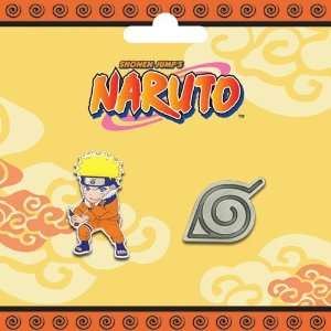    Pins   Naruto   Naruto & Konoha Logo (Set of 2) Toys & Games