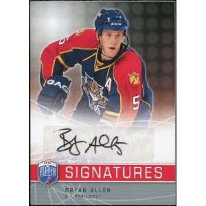   Be A Player Signatures #SBA Bryan Allen Autograph Sports Collectibles