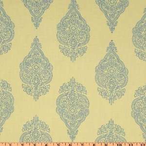  44 Wide Annette Tatum Boho Henna Lime Fabric By The Yard 