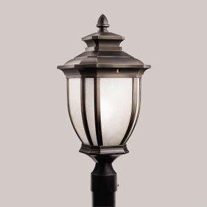 com By Kichler Salisbury Collection Rubbed Bronze Finish Outdoor Post 