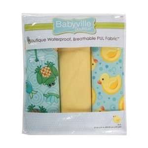  Babyville Boutique Packaged PUL Fabric, Playful Pond and 