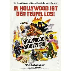  Hollywood Boulevard (1976) 27 x 40 Movie Poster German 