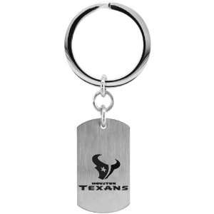  Team Titanium Houston Texans Steel Key Ring Sports 