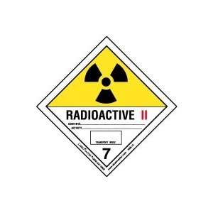  Radioactive II Label, Worded, Paper, Roll of 500 Office 