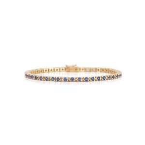    Tanzanite 14K Yellow Gold Tanzanite Bracelet 3.08 TCW Jewelry