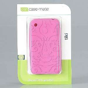  IPHONE 3G AND 3GS CASE MATE PINK TIKI CASE Cell Phones 