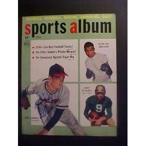 Curt Simmons Philadelphia Phillies Autographed Fall 1950 Sports Album 