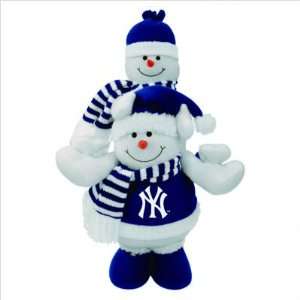  NEW YORK YANKEES TWO SNOW BUDDIES CHRISTMAS DEOCRATION 