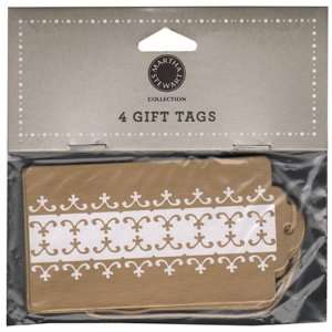  Martha Stewart Gift Tag Collection   Gold Gift Tags with 