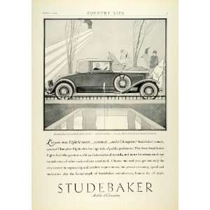  1930 Ad Antique Studebaker President 8 Convertible Cabriolet 